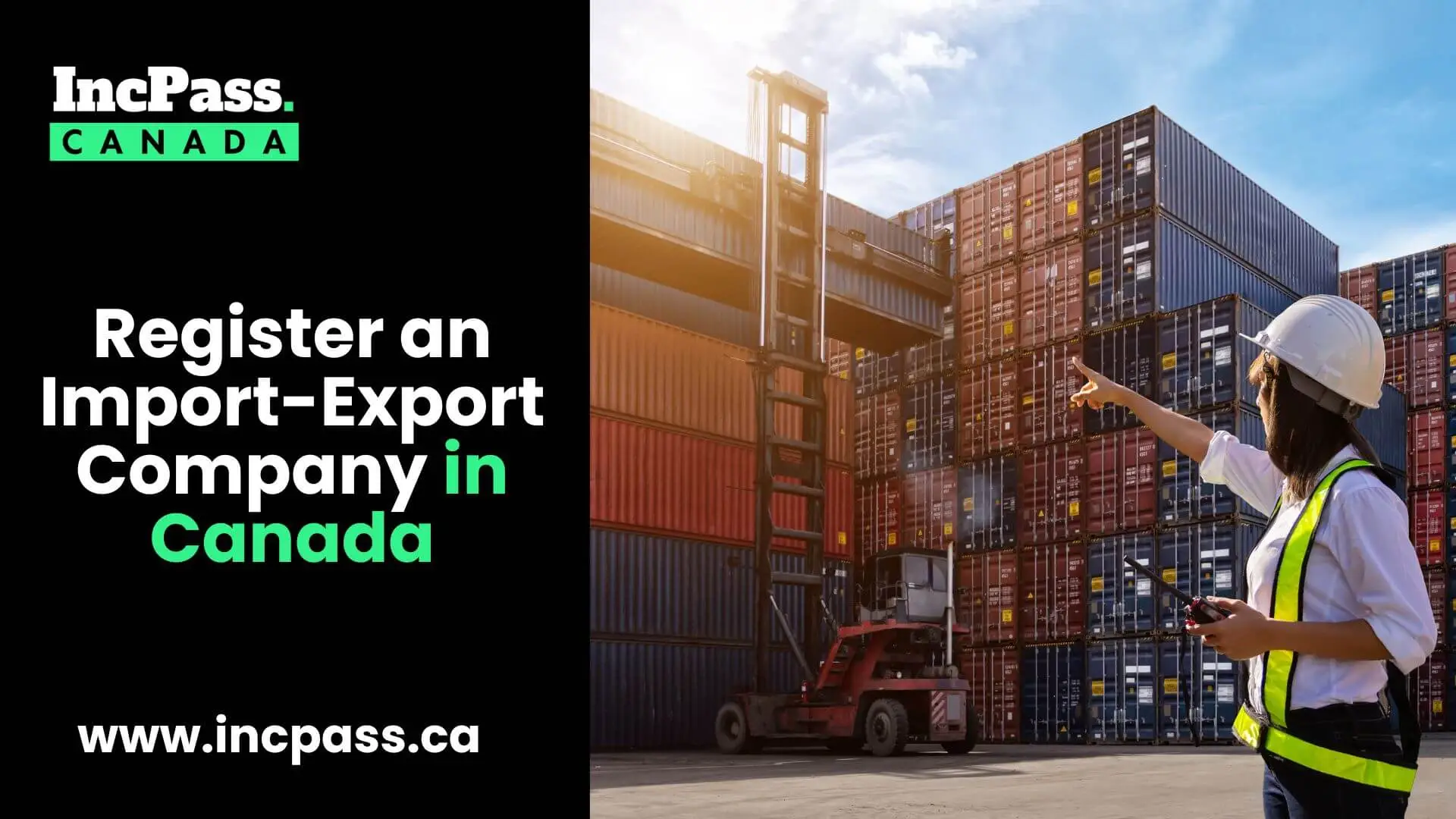 register an import-export company in canada