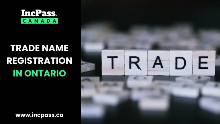 Trade Name Registration in ontario